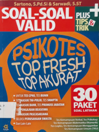 Soal-soal valid psikotes top fresh top akurat