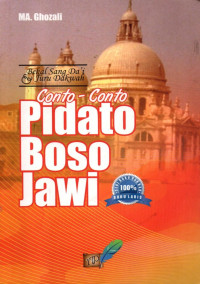 Pidato boso jowo : bekal sang da'i dan juru dakwah dalam berbagai acara hajatan
