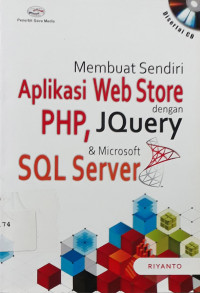 Membuat sendiri aplikasi web store dengan PHP, jquery & microsoft SQL server