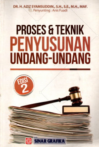 Proses & teknik penyusunan undang-undang